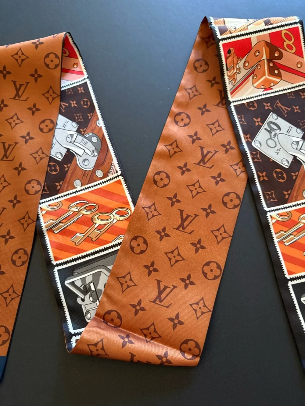Fashion Silk Long Scarf Twilly